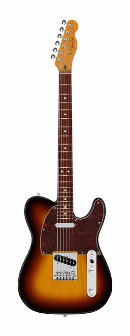 Fender 75th Player II Bari Tele 3CSB fotografato frontalmente