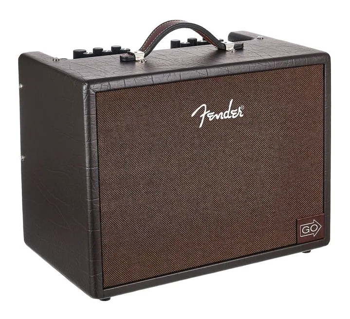 Fender Acoustic Junior GO, pannello dei controlli in primo piano
