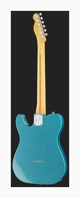 Fender Am Pro Clsc Tele MN FLPB, corpo e verniciatura in primo piano
