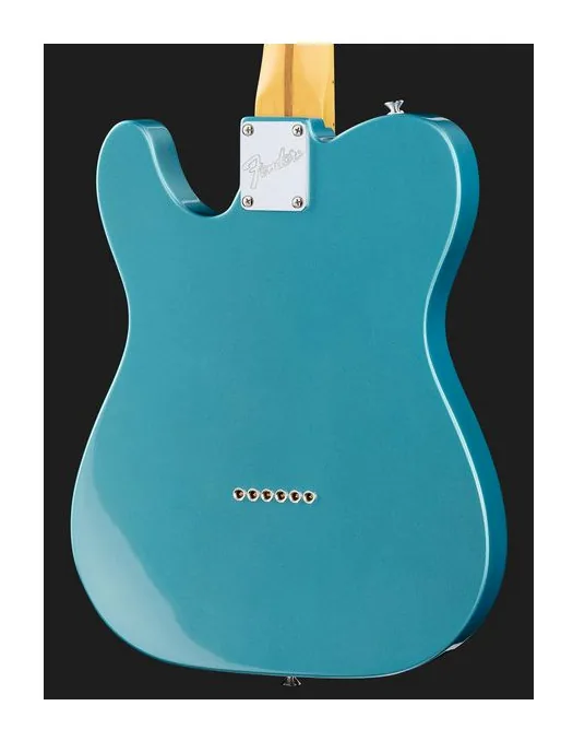 Fender Am Pro Clsc Tele MN FLPB, curve del body viste dall'alto