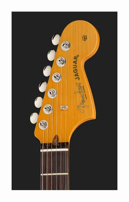 Fender Am Pro Clsc Jaguar RW FFMG, curve del body viste dall'alto