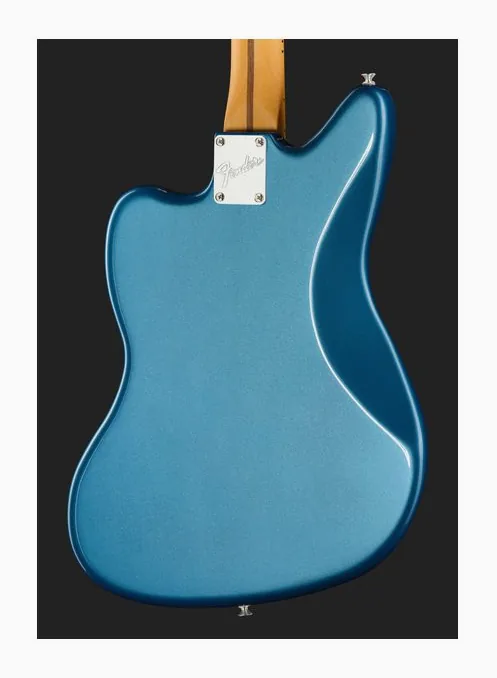 Fender Am Pro Clsc Jaguar MN FLPB, selettore pickup e jack di uscita