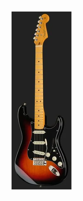 Fender Am Pro Clsc Strat MN 3TS, pickup e manopole dei controlli