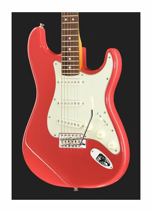 Fender Am Pro Clsc Strat RW FDKR, ponte e meccaniche di intonazione