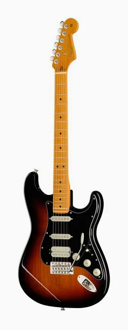 Fender Am Pro Clsc Strat HSS MN 3TS visto di fronte