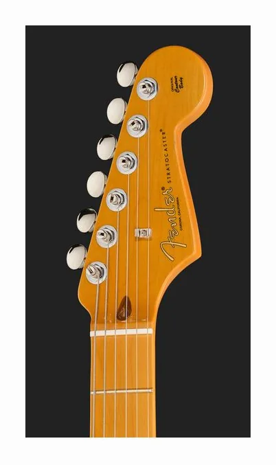 Fender Am Pro Clsc Strat HSS MN FBLK, vista posteriore del corpo