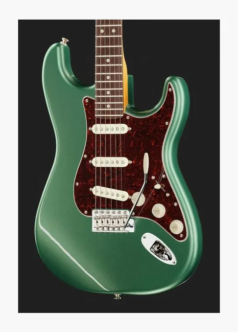 Fender Am Pro Clsc Strat RW FSGM, pickup e manopole dei controlli
