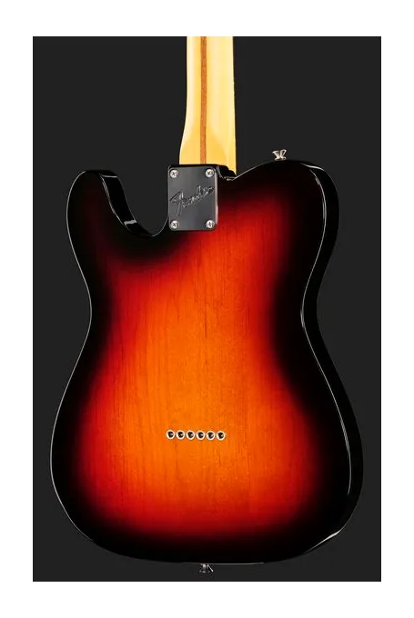 Fender Am Pro Clsc Tele RW 3TS, manico e tastiera visti di lato