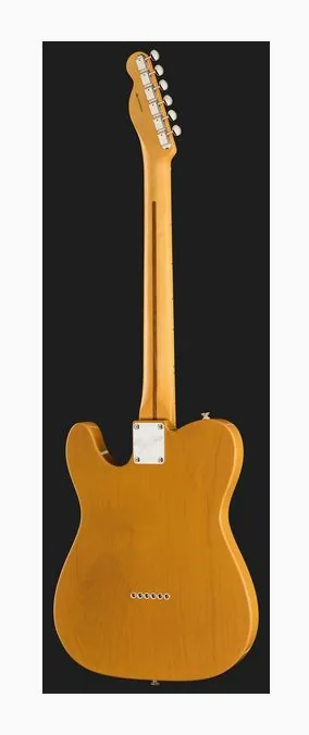 Fender Am Pro Clsc Tele MN BTB, pickup e manopole dei controlli