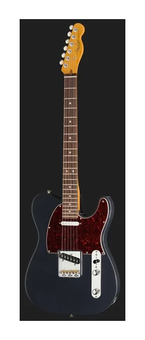 Fender Am Pro Clsc Tele RW FBLK, curve del body viste dall'alto