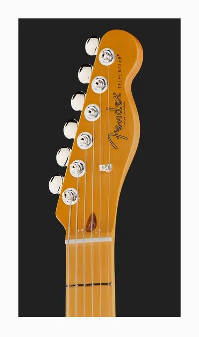Fender Am Pro Clsc Tele MN FSGM, capotasto e prime posizioni della tastiera