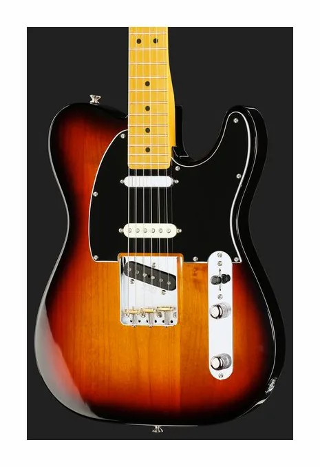 Fender Am Pro Clsc Tele SSS MN 3TS, capotasto e prime posizioni della tastiera