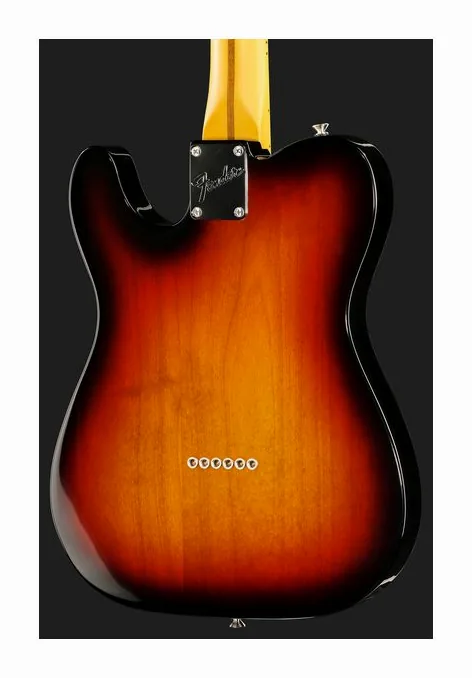 Fender Am Pro Clsc Tele SSS MN 3TS, profilo laterale del corpo