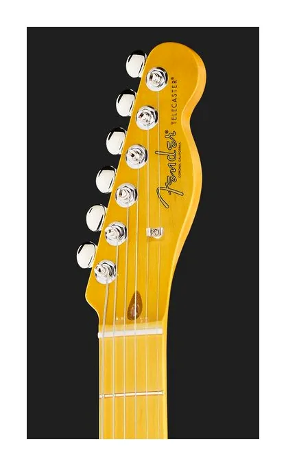 Fender Am Pro Clsc Tele SSS MN 3TS, manico e tastiera visti di lato