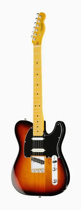 Fender Am Pro Clsc Tele SSS MN 3TS in primo piano frontale