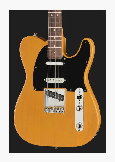 Fender Am Pro Clsc Tele SSS RW BTB, profilo laterale del corpo