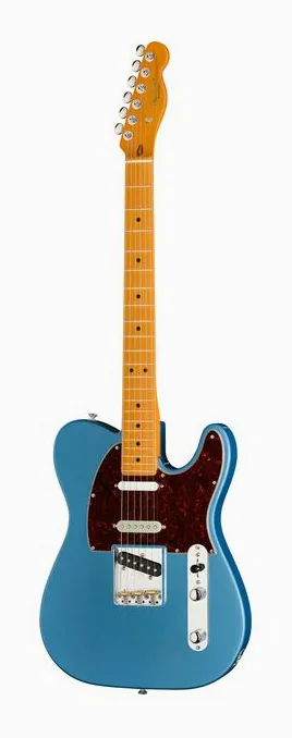 Fender Am Pro Clsc Tele SSS MN FLPB visto di fronte