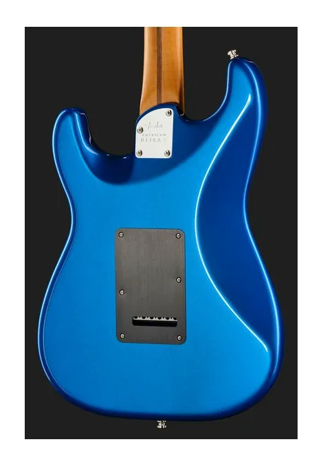 Fender Am Ultra II Strat HSS EB NBL, selettore pickup e jack di uscita