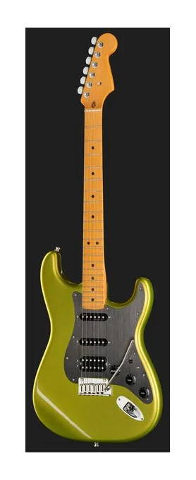 Fender Am Ultra II Strat HSS MN SFL, paletta con meccaniche e logo