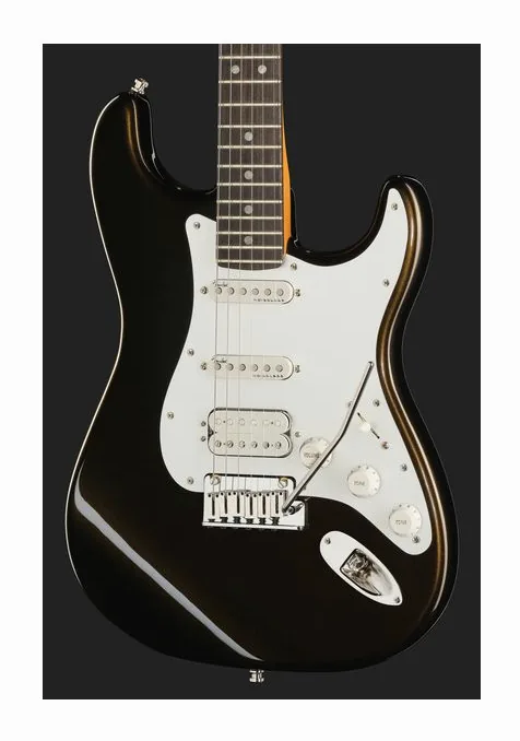 Fender Am Ultra II Strat HSS EB TXT, pickup e manopole dei controlli