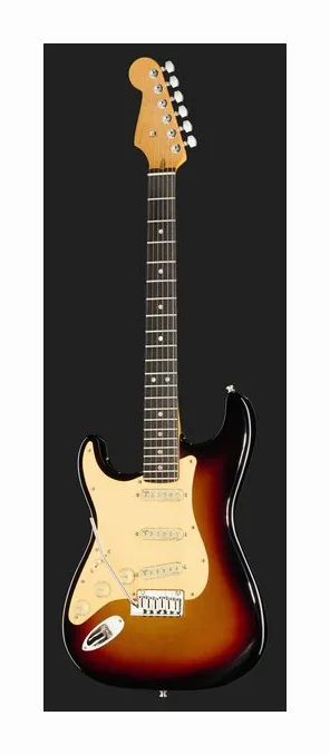 Fender Am Ultra II Strat LH EB UBST, capotasto e prime posizioni della tastiera