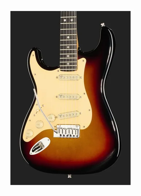 Fender Am Ultra II Strat LH EB UBST, profilo laterale del corpo