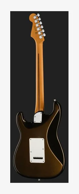 Fender Am Ultra II Strat EB TXT, curve del body viste dall'alto