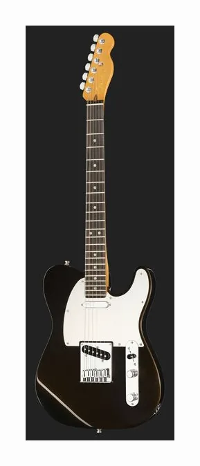 Fender Am Ultra II Tele EB TXT, manico e tastiera visti di lato
