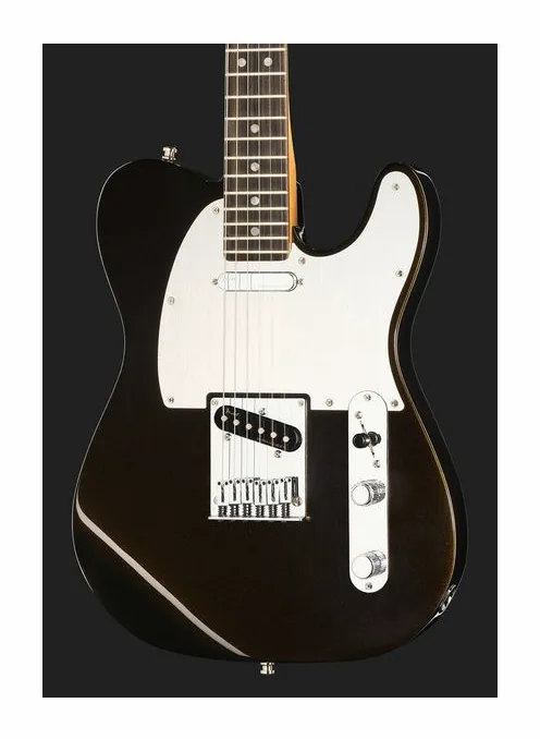 Fender Am Ultra II Tele EB TXT, manico e tastiera visti di lato