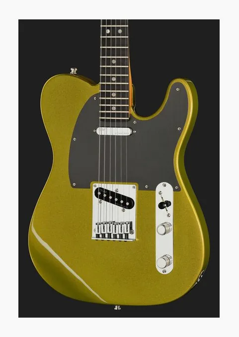 Fender Am Ultra II Tele EB SFL, manico e tastiera visti di lato