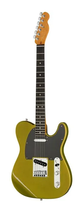 Fender Am Ultra II Tele EB SFL inquadrato di fronte su sfondo neutro