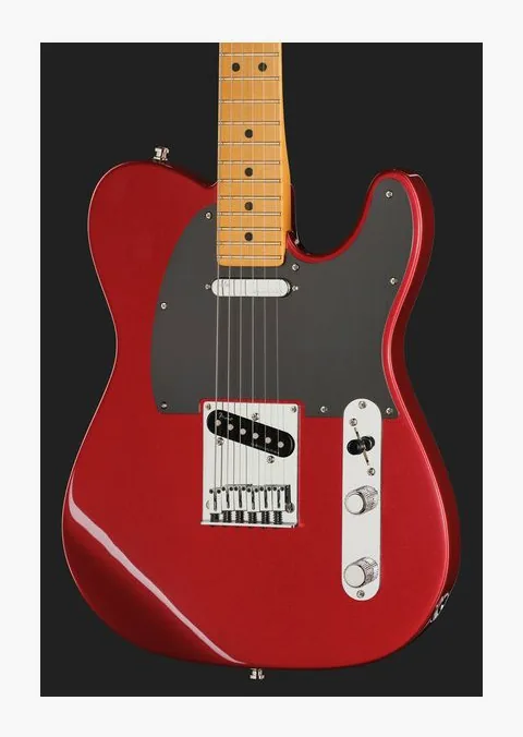 Fender Am Ultra II Tele MN SRD, corpo e verniciatura in primo piano