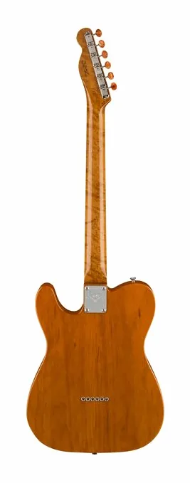 Fender Artisan Buck Double Esqire RW, curve del body viste dall'alto