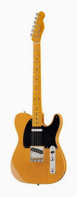 Fender AV II 51 TELE MN BTB in primo piano frontale