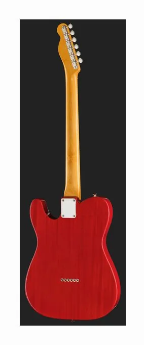 Fender AV II 63 TELE RW RED TRANS, curve del body viste dall'alto