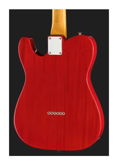 Fender AV II 63 TELE RW RED TRANS, capotasto e prime posizioni della tastiera