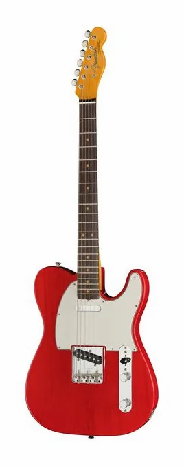 Fender AV II 63 TELE RW RED TRANS visto di fronte