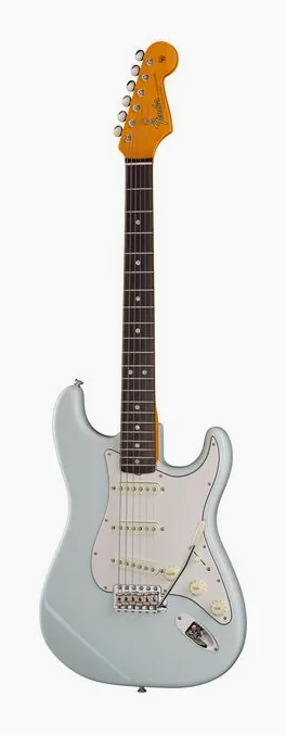 Fender AV II 65 Strat RW SNB inquadrato di fronte su sfondo neutro