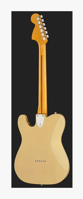 Fender AV II 75 Tele Deluxe MN VBL, corpo e verniciatura in primo piano