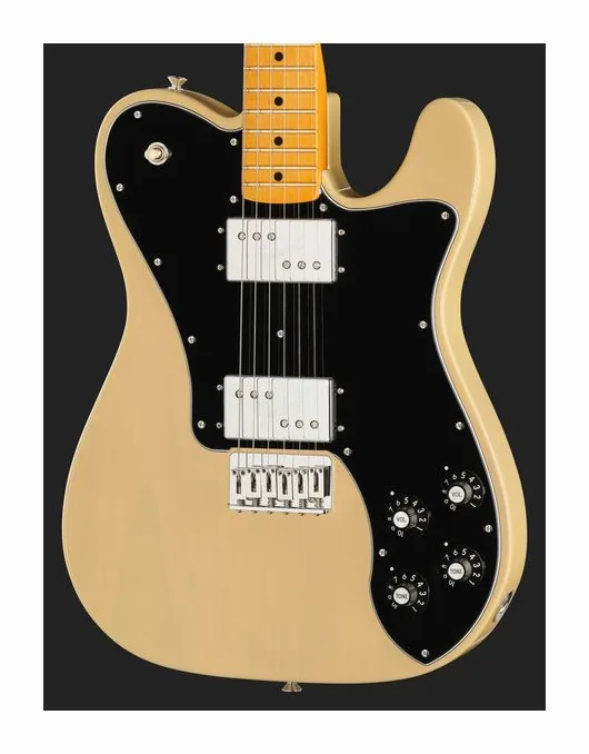 Fender AV II 75 Tele Deluxe MN VBL, pickup e manopole dei controlli