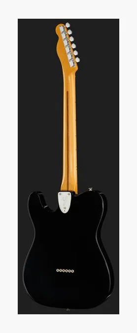 Fender AV II 77 TELE CUSTOM MN BLK, paletta con meccaniche e logo