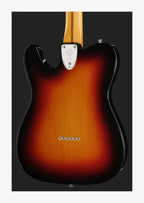 Fender AV II 77 Tele Custom RW 3TSB, capotasto e prime posizioni della tastiera