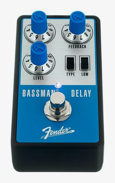 Fender Bassman Delay, manopole viste dall'alto