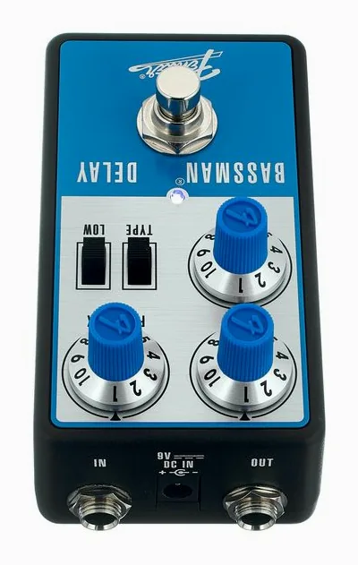 Fender Bassman Delay, manopole viste dall'alto