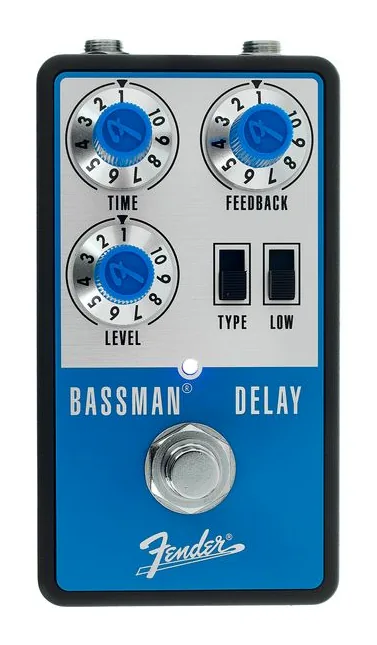 Fender Bassman Delay, grafica del pannello superiore