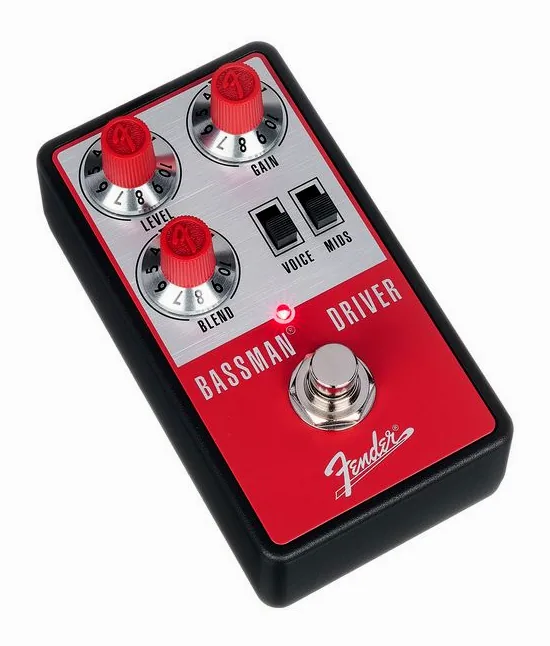 Fender Bassman Driver, manopole viste dall'alto