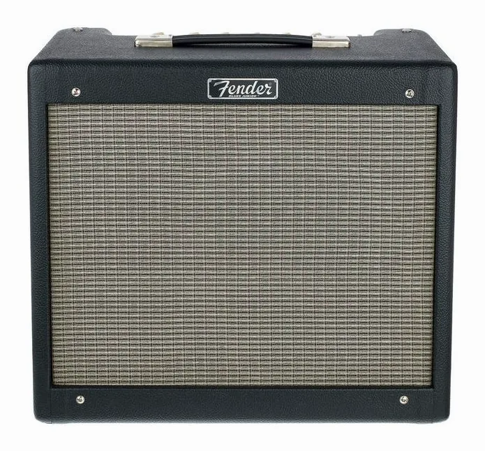 Fender Blues Junior IV, retro con le prese di collegamento