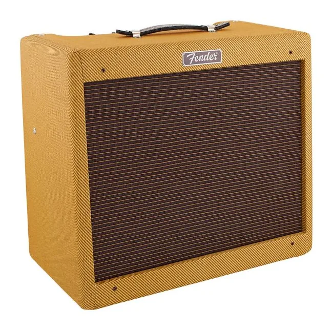 Fender Blues Junior Lacquered Tweed, vista dall'alto della testata