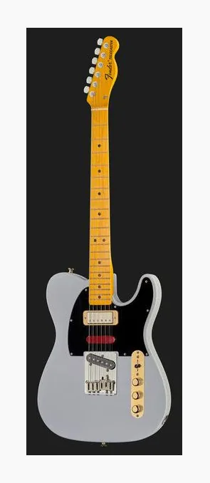 Fender Brent Mason Tele MN PrimerGrey, corpo e verniciatura in primo piano
