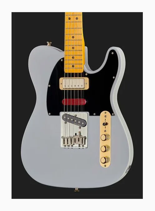 Fender Brent Mason Tele MN PrimerGrey, profilo laterale del corpo